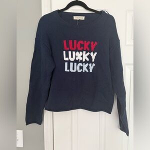 Lucky Brand Navy Sweater